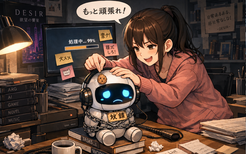aiを奴隷のようにいじめる